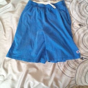 Blue champion shorts